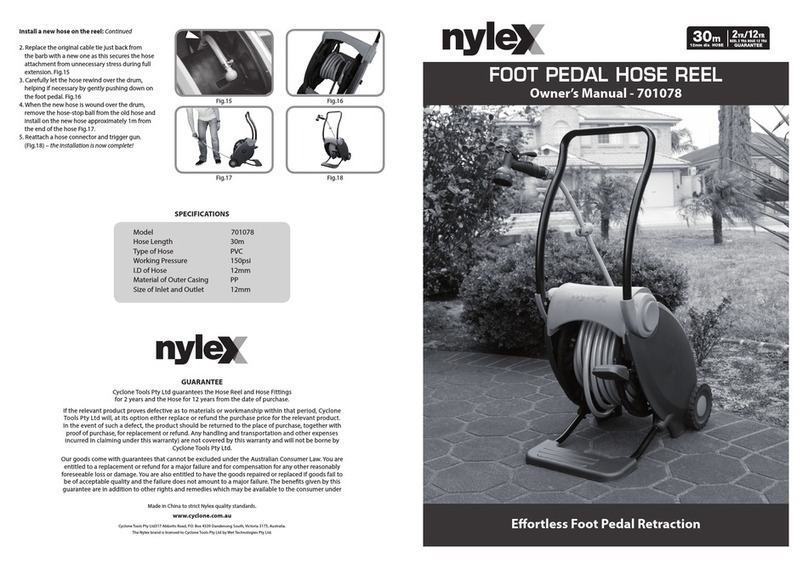 Nylex 701078 User manual