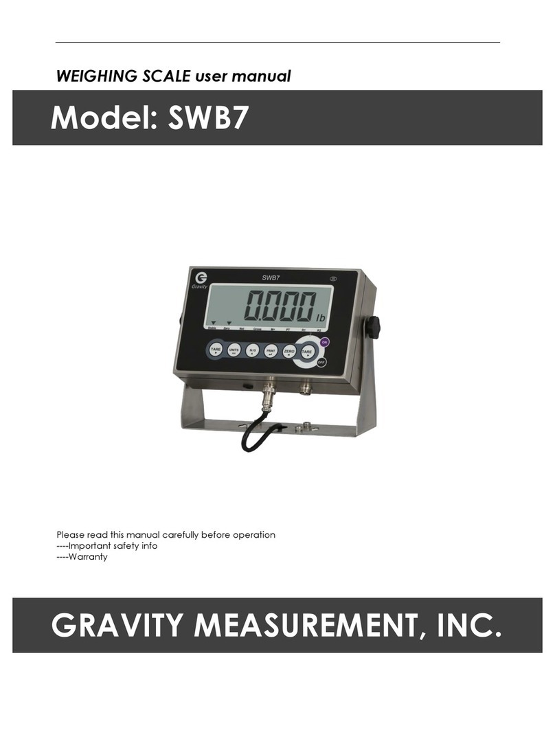 Gravity Measurement SWB7 user manual