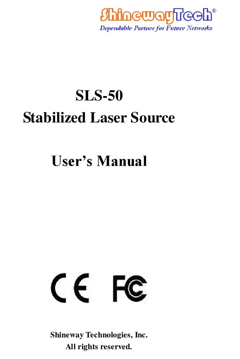 Shineway Tech SLS-50 user manual