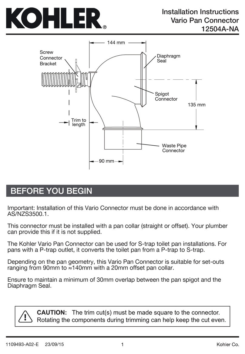 Kohler 12504A-NA installation instructions Kohler 12504A-NA installation instructions