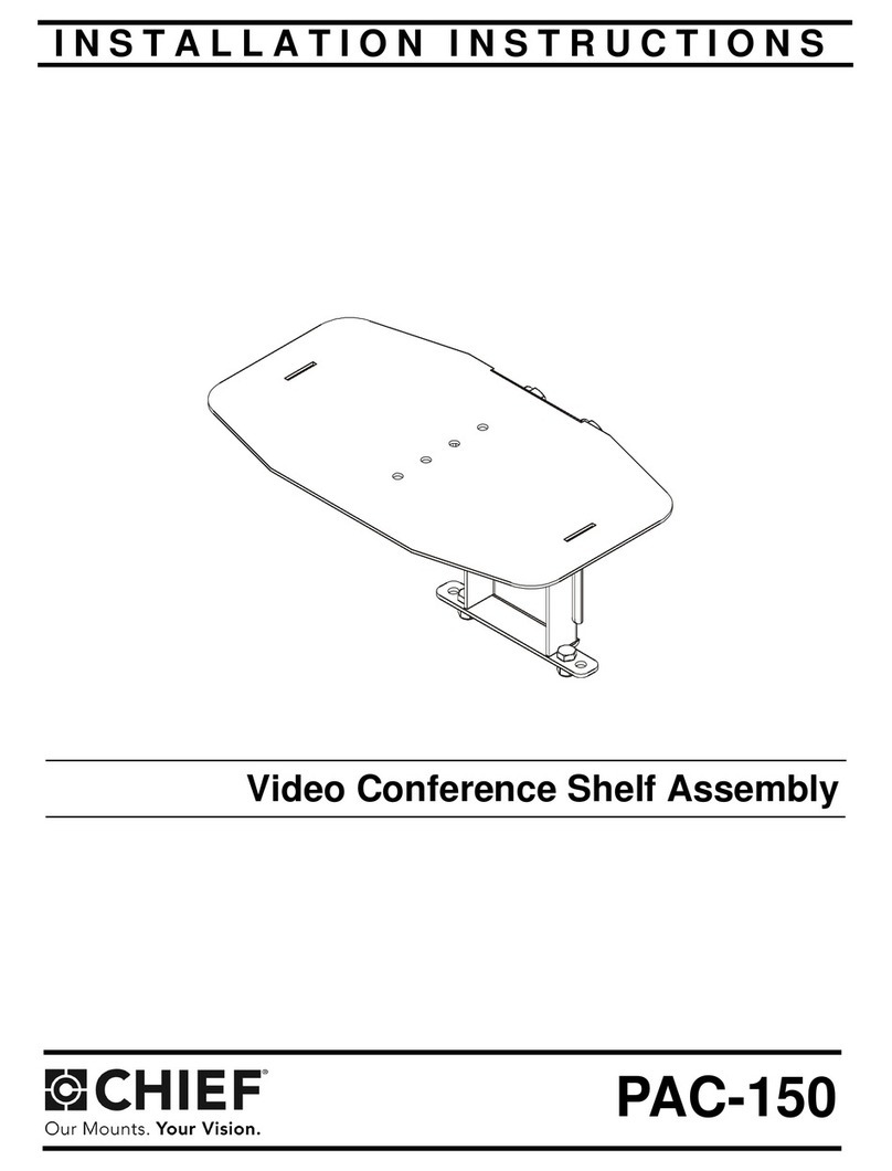 CHIEF PAC-150 User manual