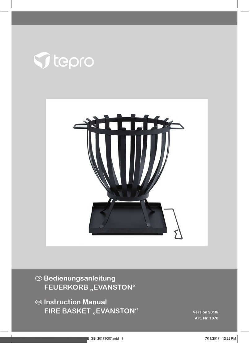 tepro EVANSTON instruction manual