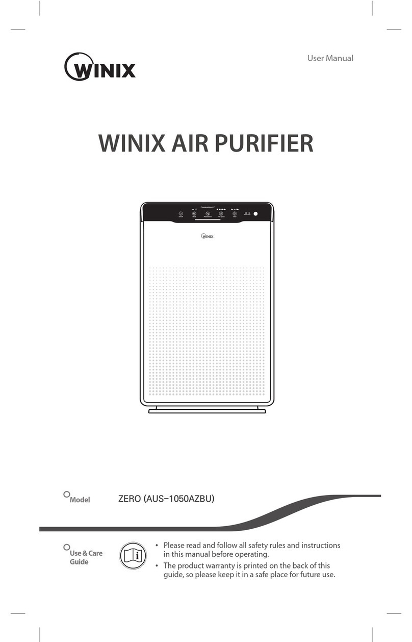 Winix Zero AUS-1050AZBU user manual