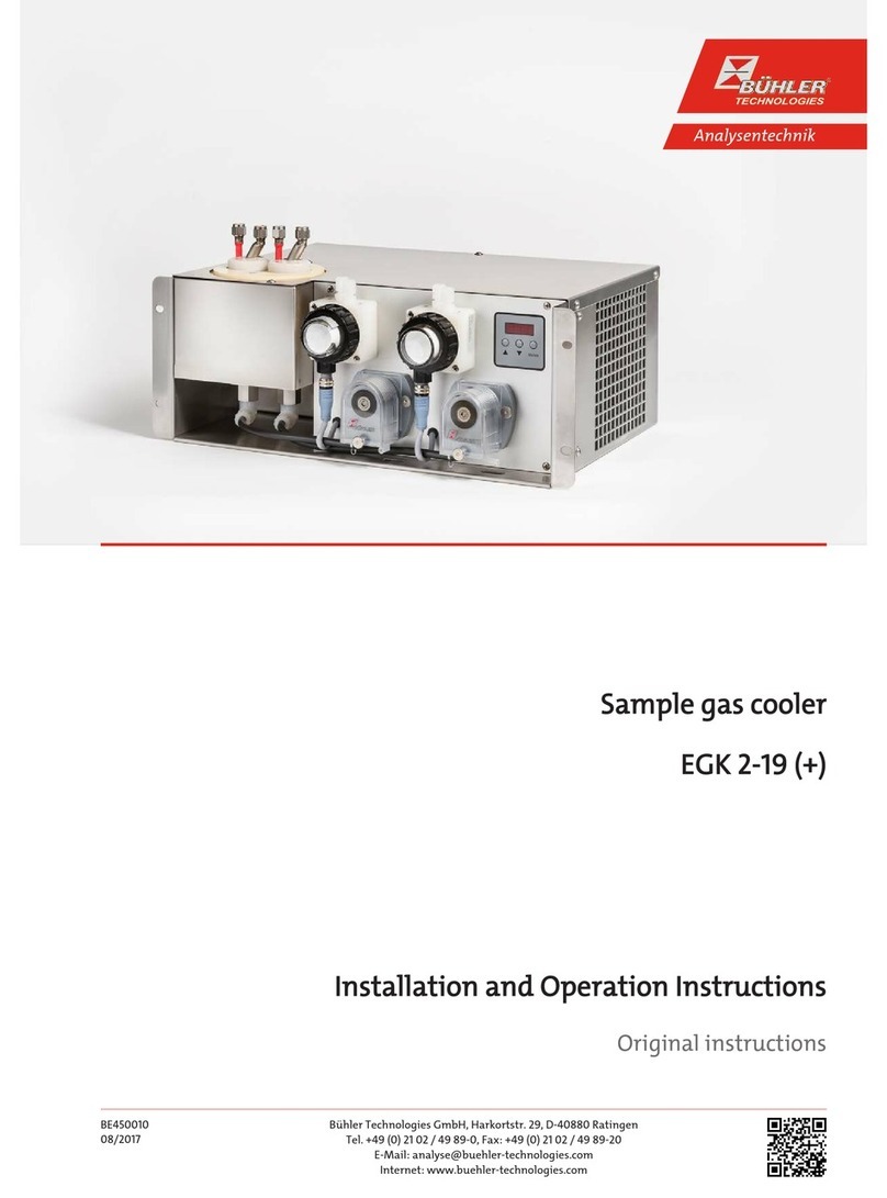 Bühler technologies EGK 2-19 User manual