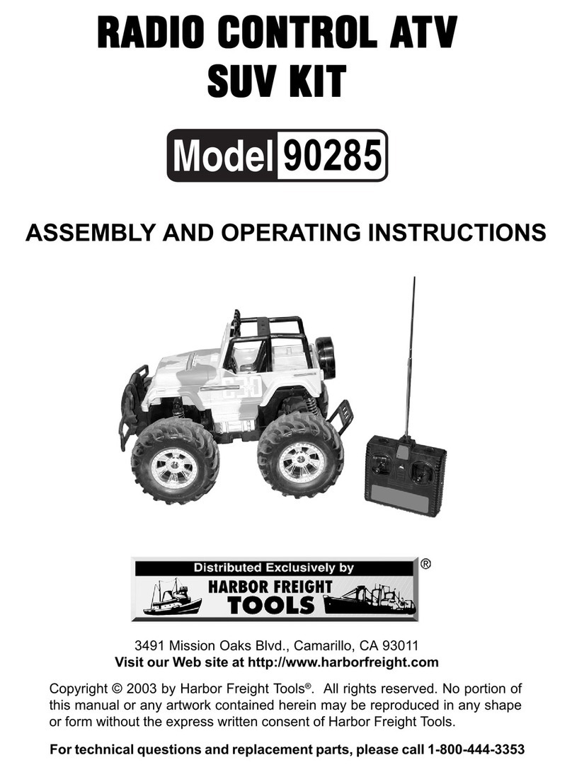 Harbor Freight Tools 90285 Assembly and operating instructions
