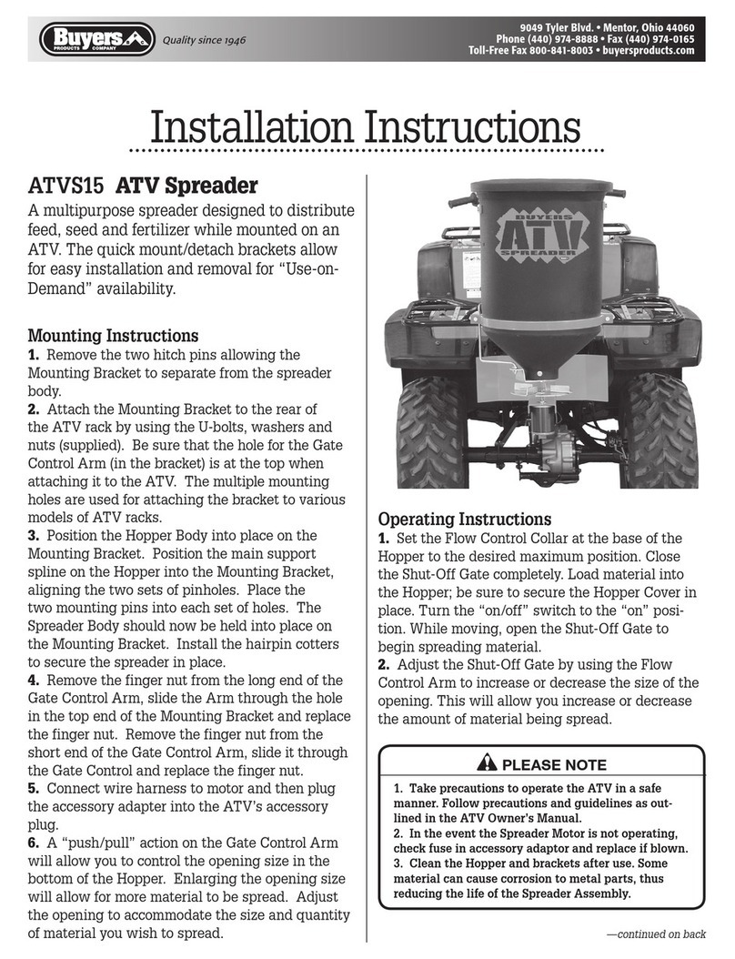 Buyers ATVS15 installation instructions