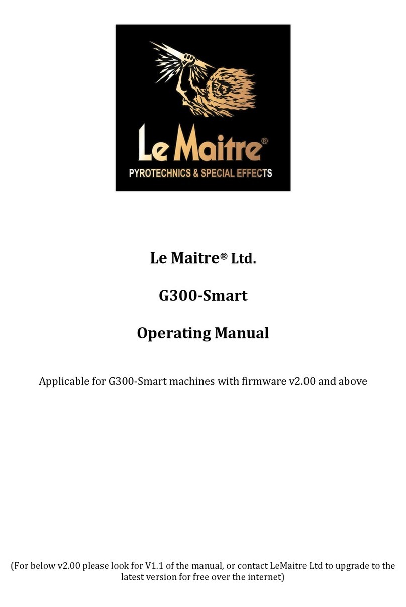 LeMaitre G300-Smart User manual LeMaitre G300-Smart User manual