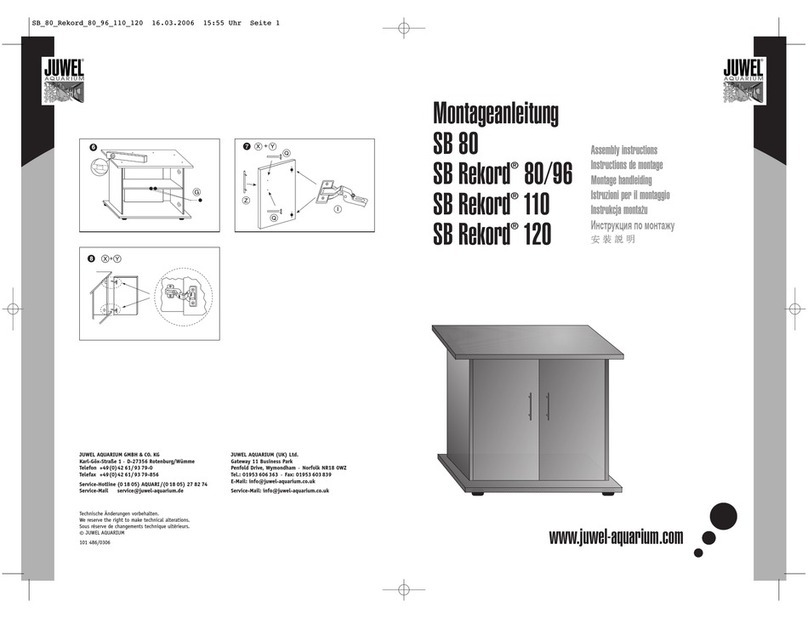 juwel SB 80 Assembly instructions