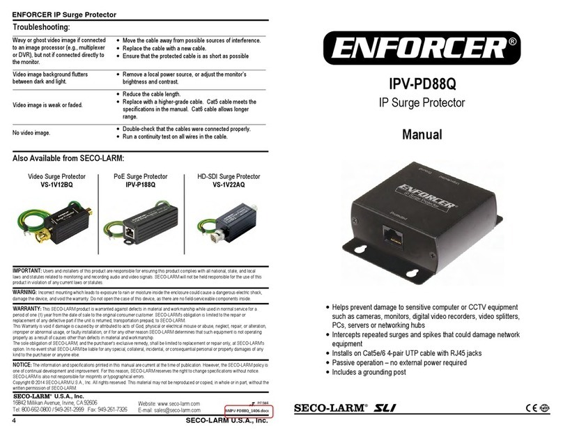 ENFORCER IPV-PD88Q User manual