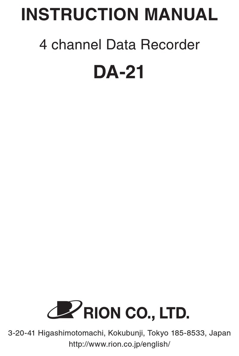 Rion DA-21 instruction manual