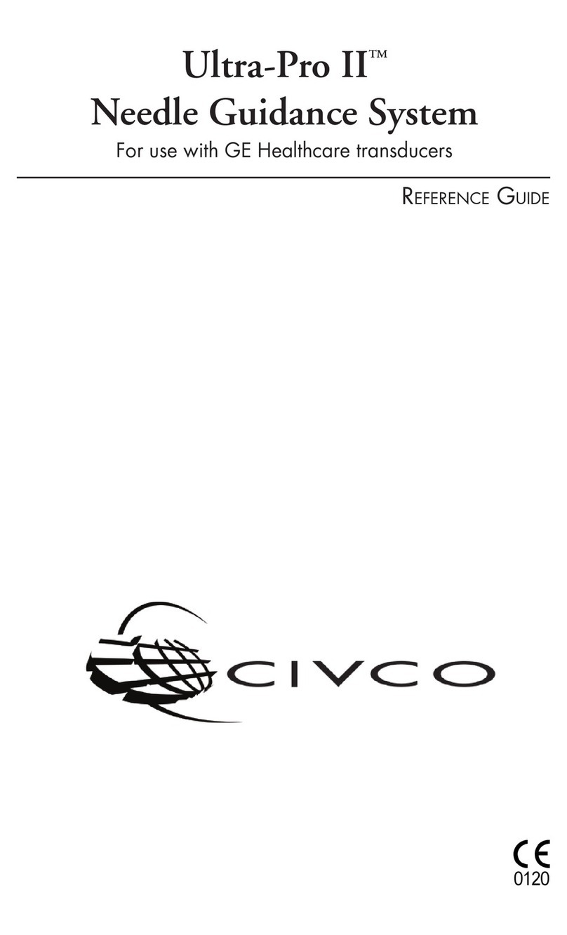 Civco Ultra-Pro II Needle Guidance System User manual Civco Ultra-Pro II Needle Guidance System User manual