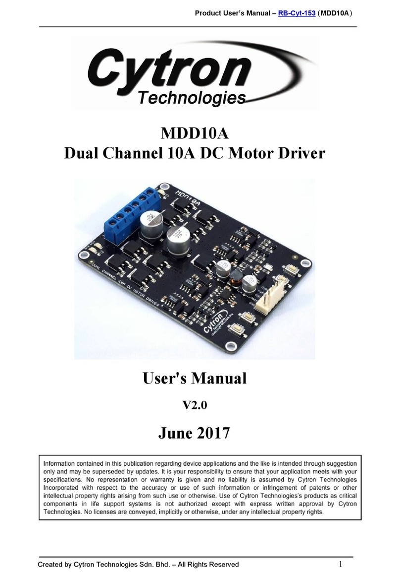Cytron MDD10A user manual