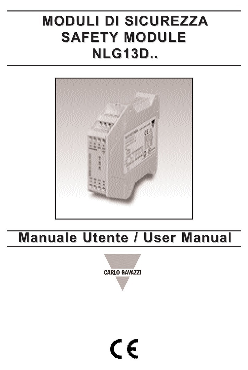 CARLO GAVAZZI NLG13D724SA User manual