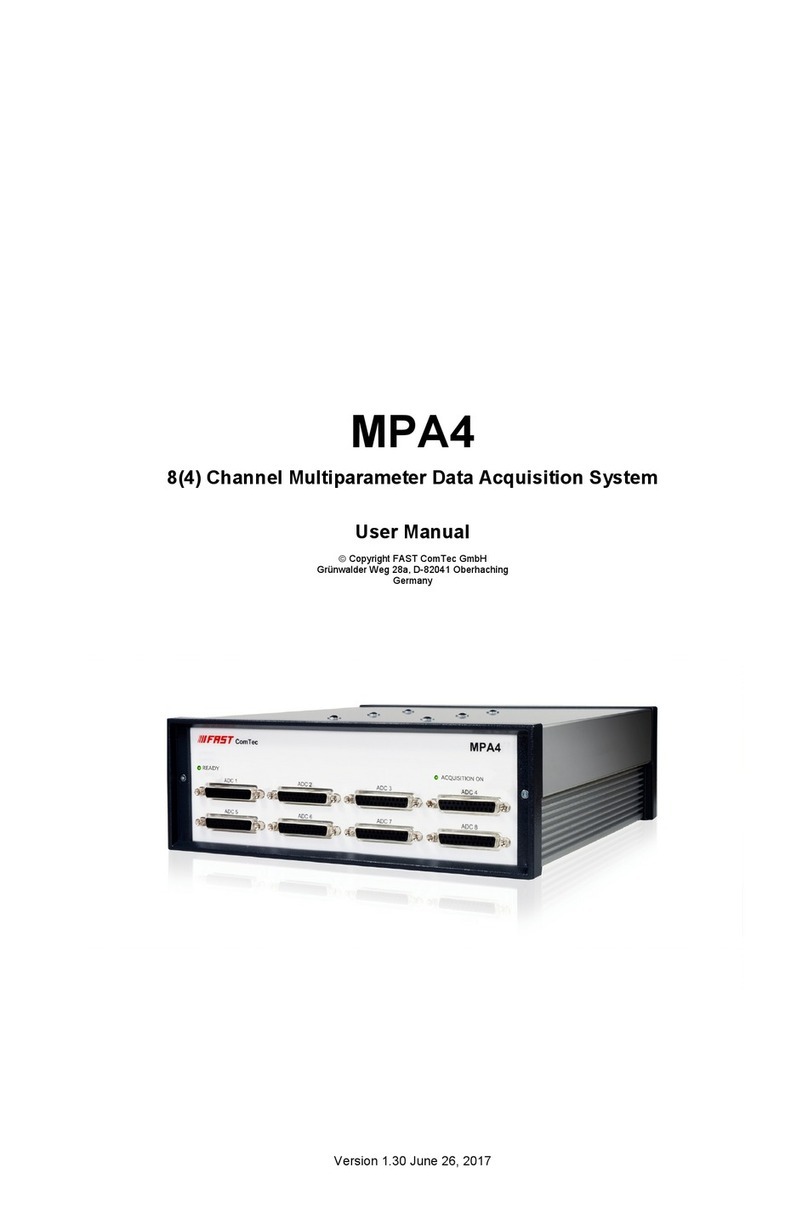 FAST ComTec MPA4 user manual