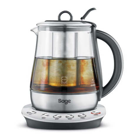 Sage the Smart Tea Pot STM550 User manual