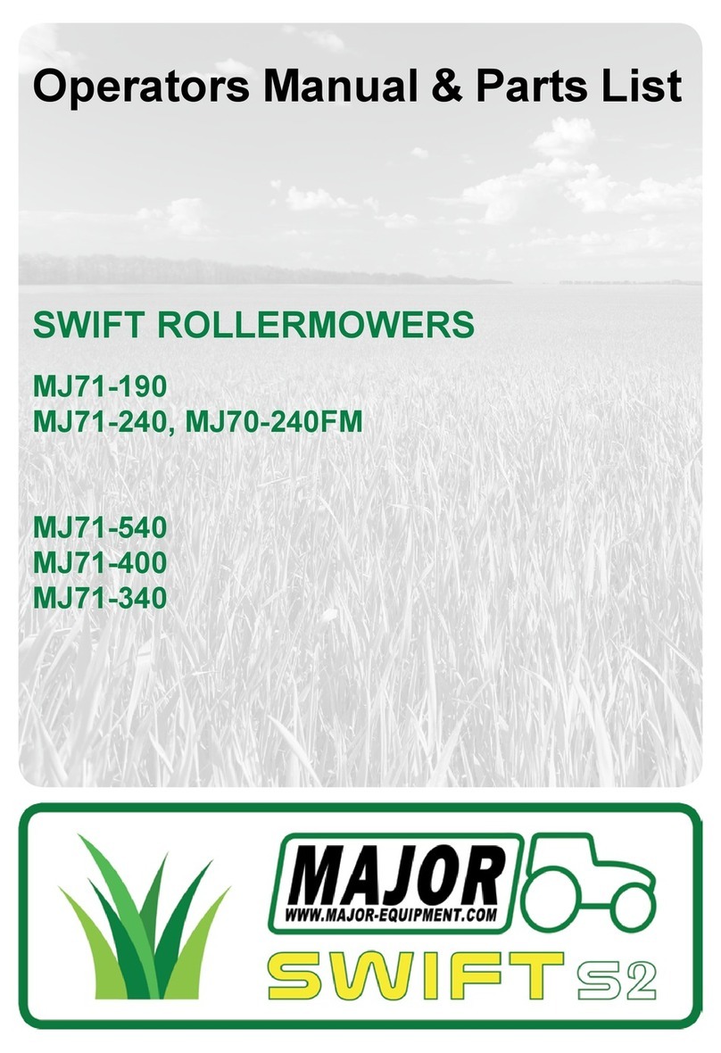 Major MJ71-190 Operators manual & parts lists