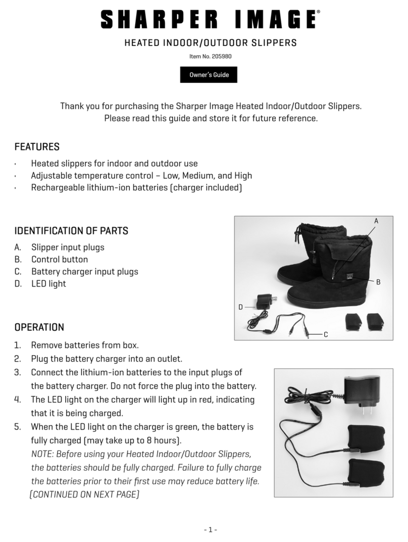 Sharper Image 205980 User manual