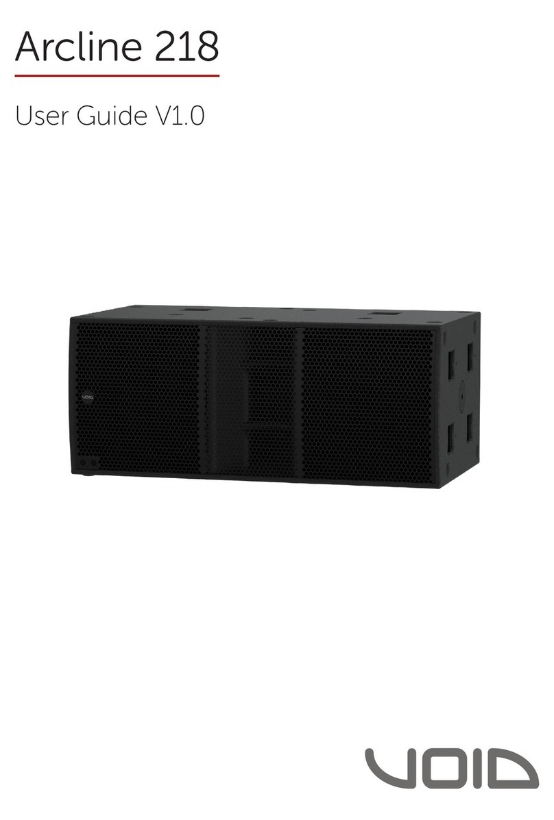 Void Arcline 218 user guide