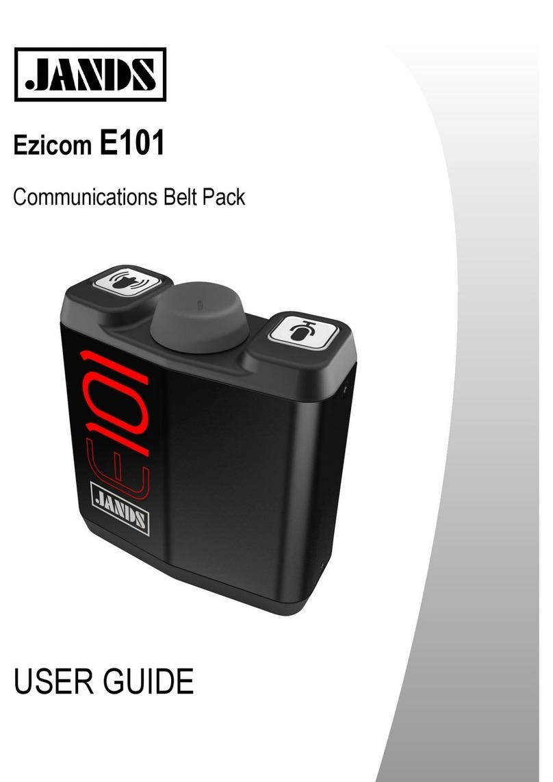 Jands Ezicom E101 user guide
