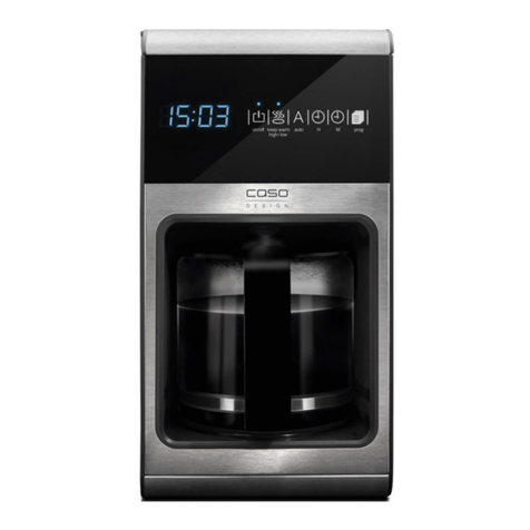 CASO DESIGN Coffee One Installation instructions