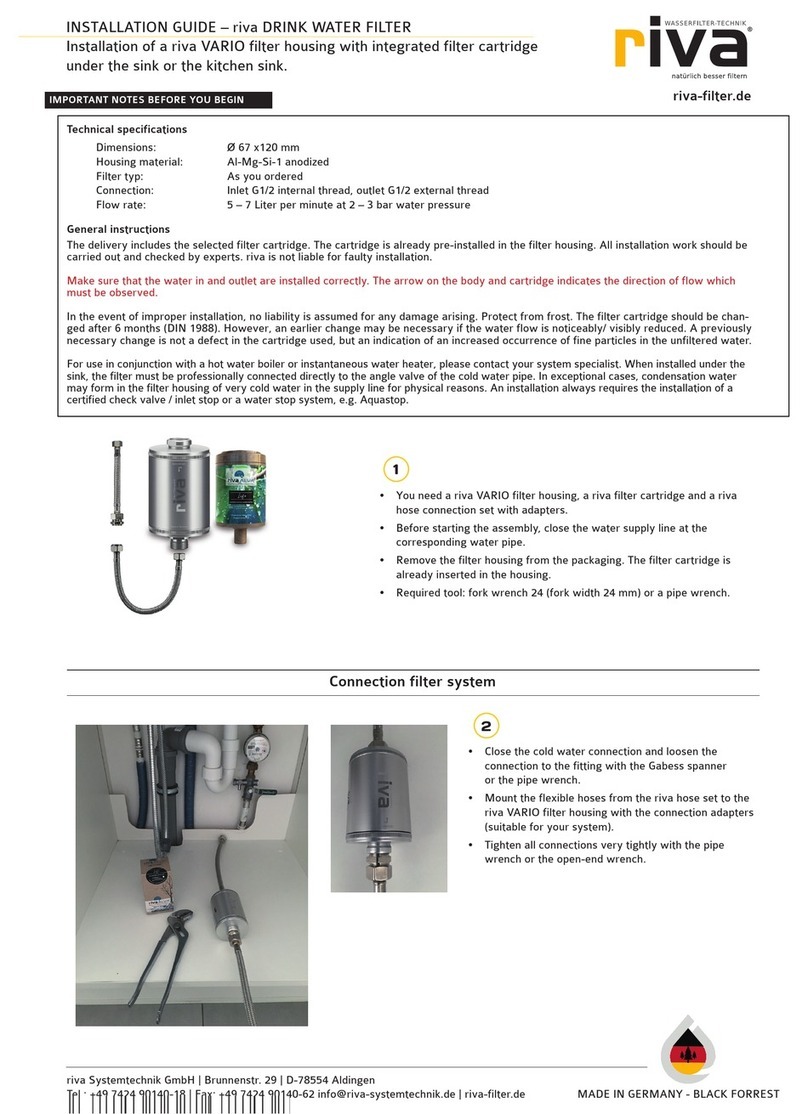Riva VARIO installation guide Riva VARIO installation guide