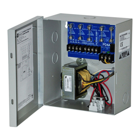 Altronix ALTV244220 Series User manual