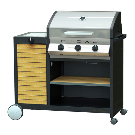 Cadac Meridian 3 Woody User manual