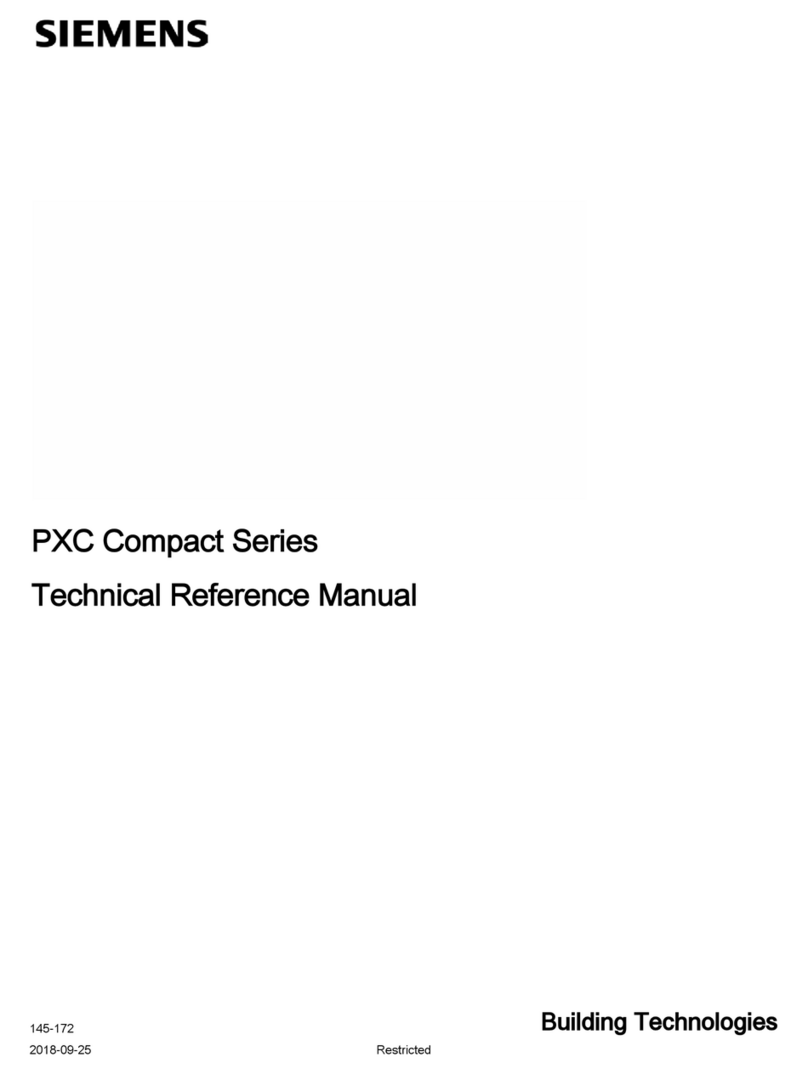 Siemens PXC-16 Compact Technical reference manual