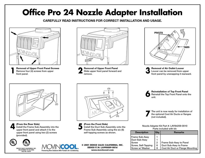 Movincool Office Pro 24 User manual