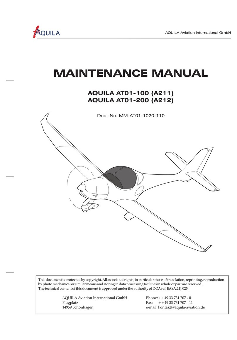 Aquila A211 Maintenance manual
