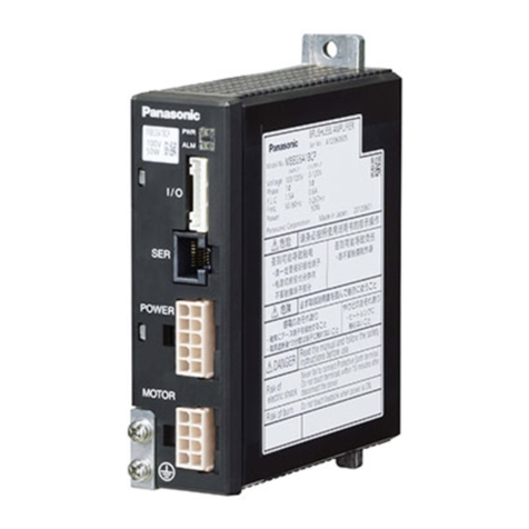 Panasonic MINAS-BL GP series Technical instructions