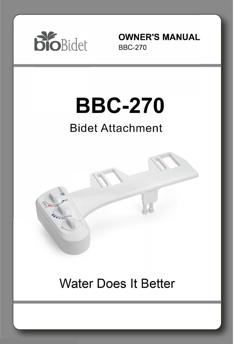 bioBidet BBC-270 User manual bioBidet BBC-270 User manual