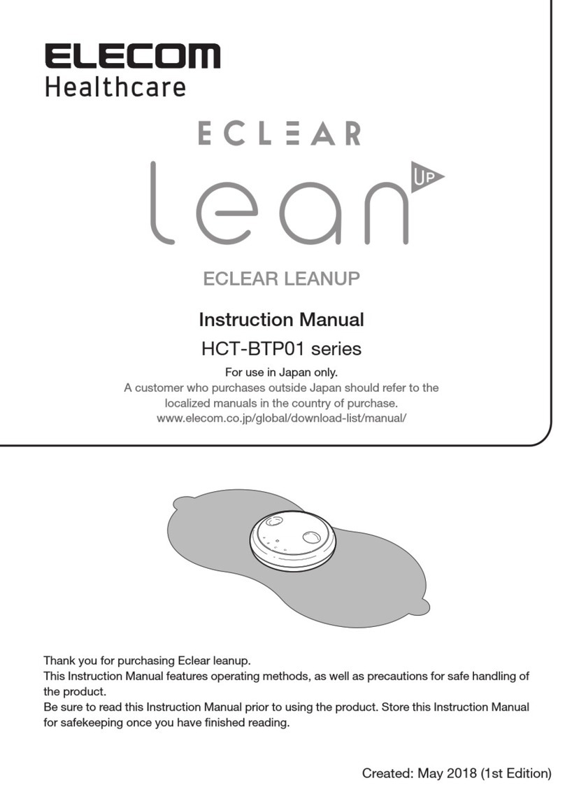 Elecom Eclear LEANUP instruction manual
