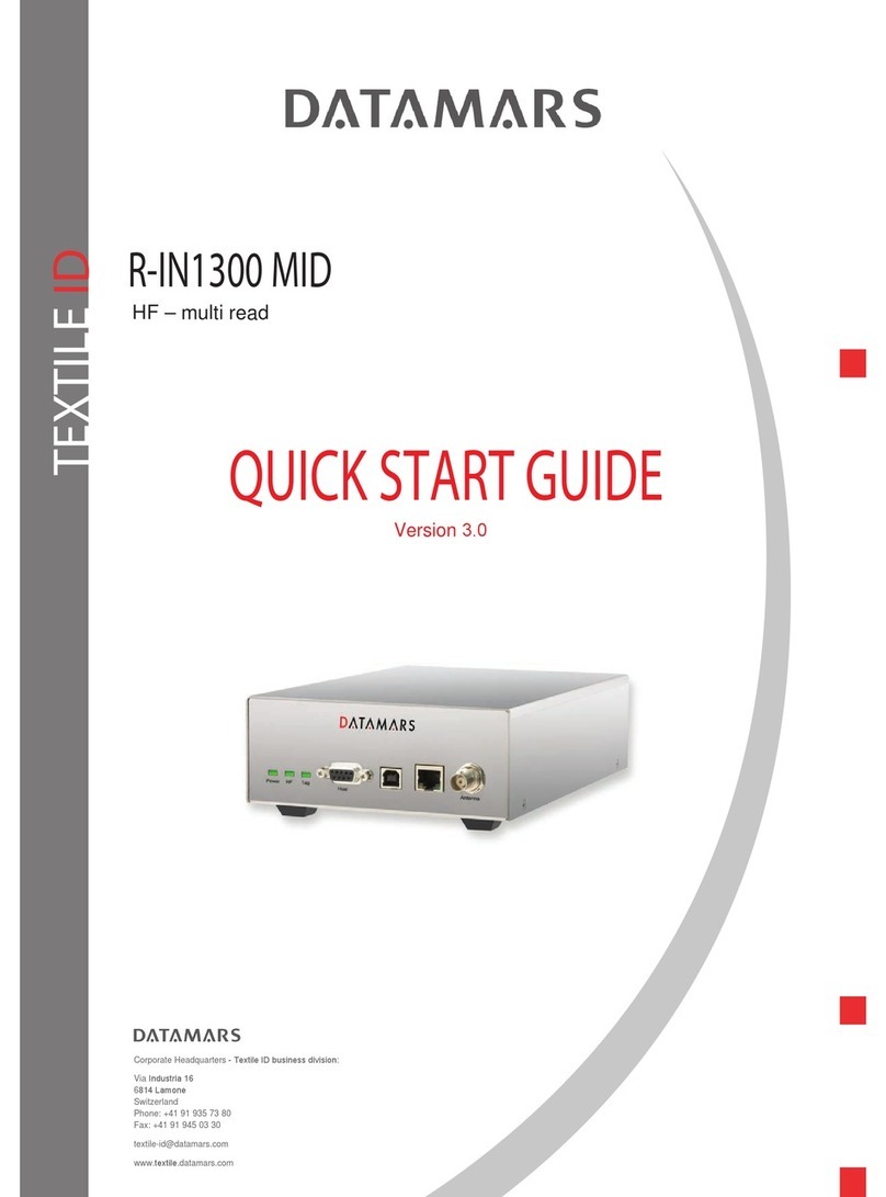 Datamars R-IN1300 MID quick start guide