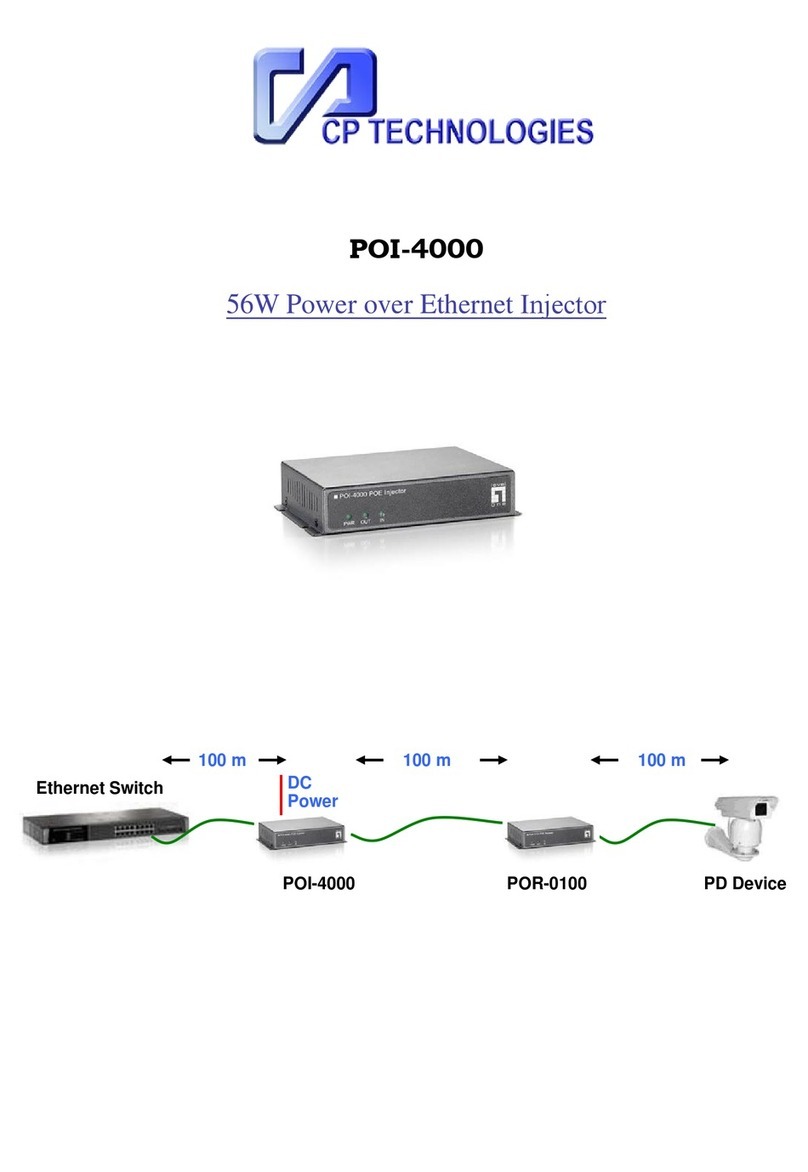 CP TECHNOLOGIES POI-4000 quick guide