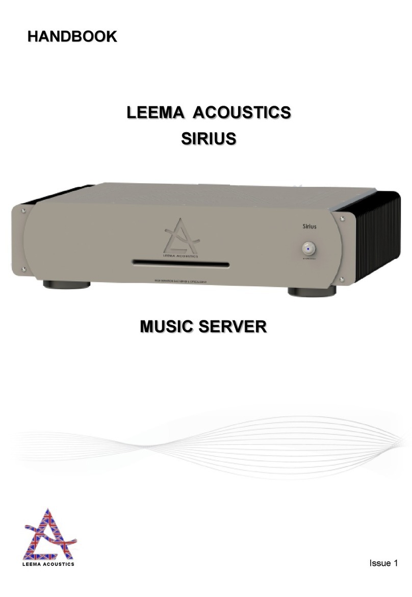 leema-acoustics Sirius Handbook