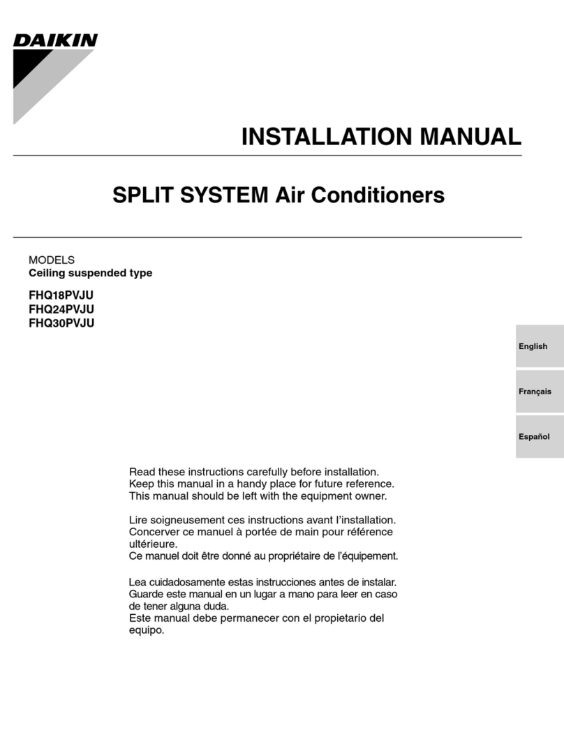 Daikin SkyAir FHQ18PVJU User manual