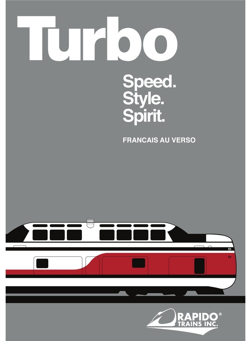 Rapido Trains Turbo PDC-28 manual