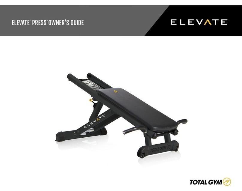 Total Gym ELEVATE PRESS owner's guide