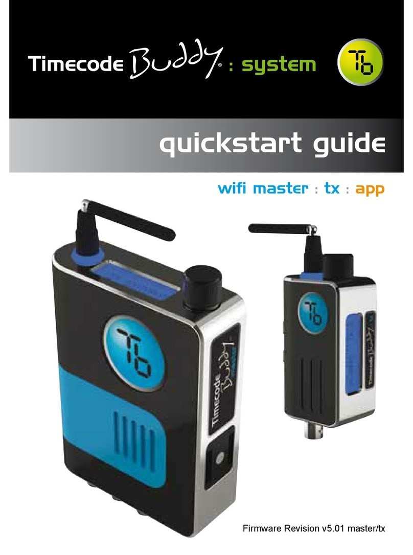 timecode systems Timecode Buddy: wifi master quick start guide