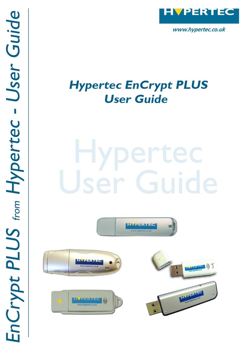 Hypertec EnCrypt PLUS user guide Hypertec EnCrypt PLUS user guide