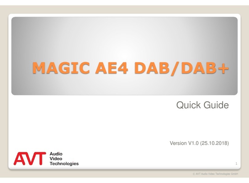 AVT MAGIC AE4 User manual