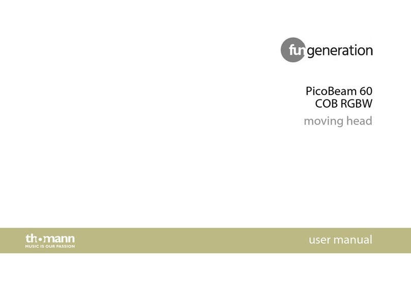 Fun Generation PicoBeam 60 COB RGBW user manual