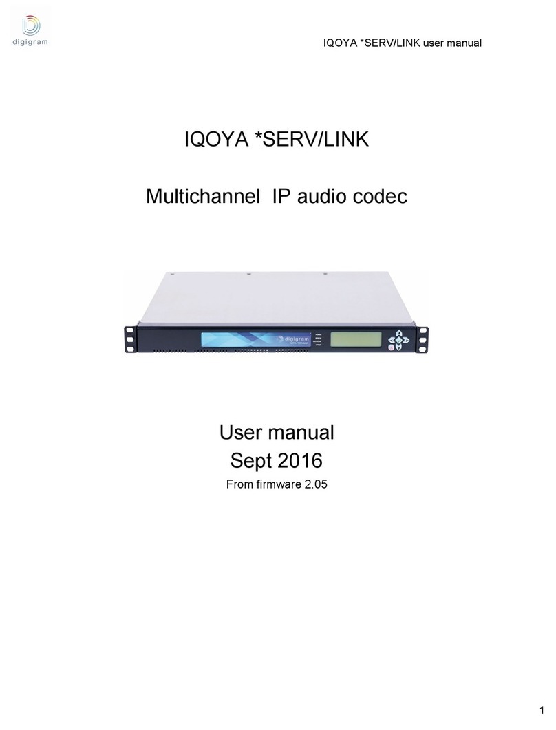 Digigram IQOYA *SERV/LINK user manual