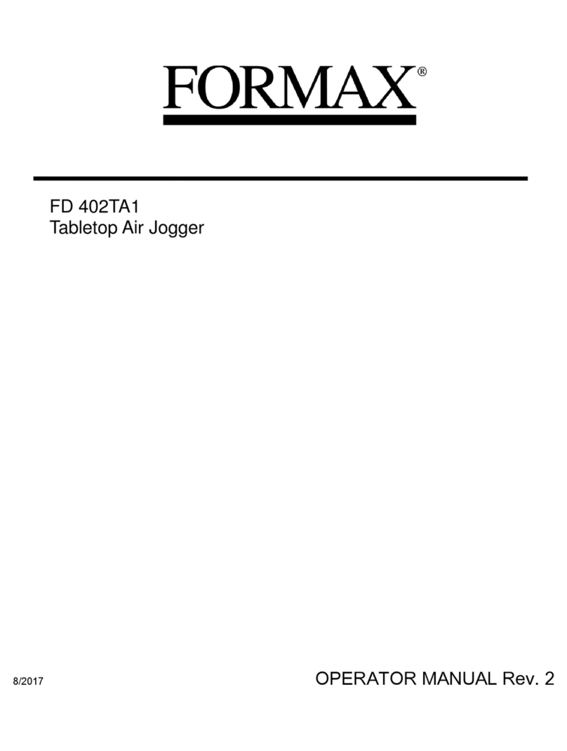 Formax FD 402TA1 Operator's manual