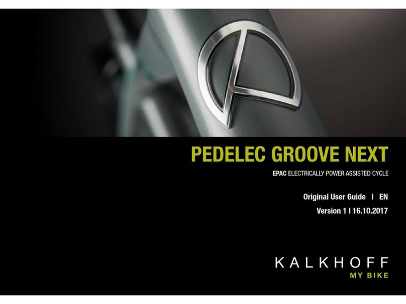 Pedelec Groove Next user guide