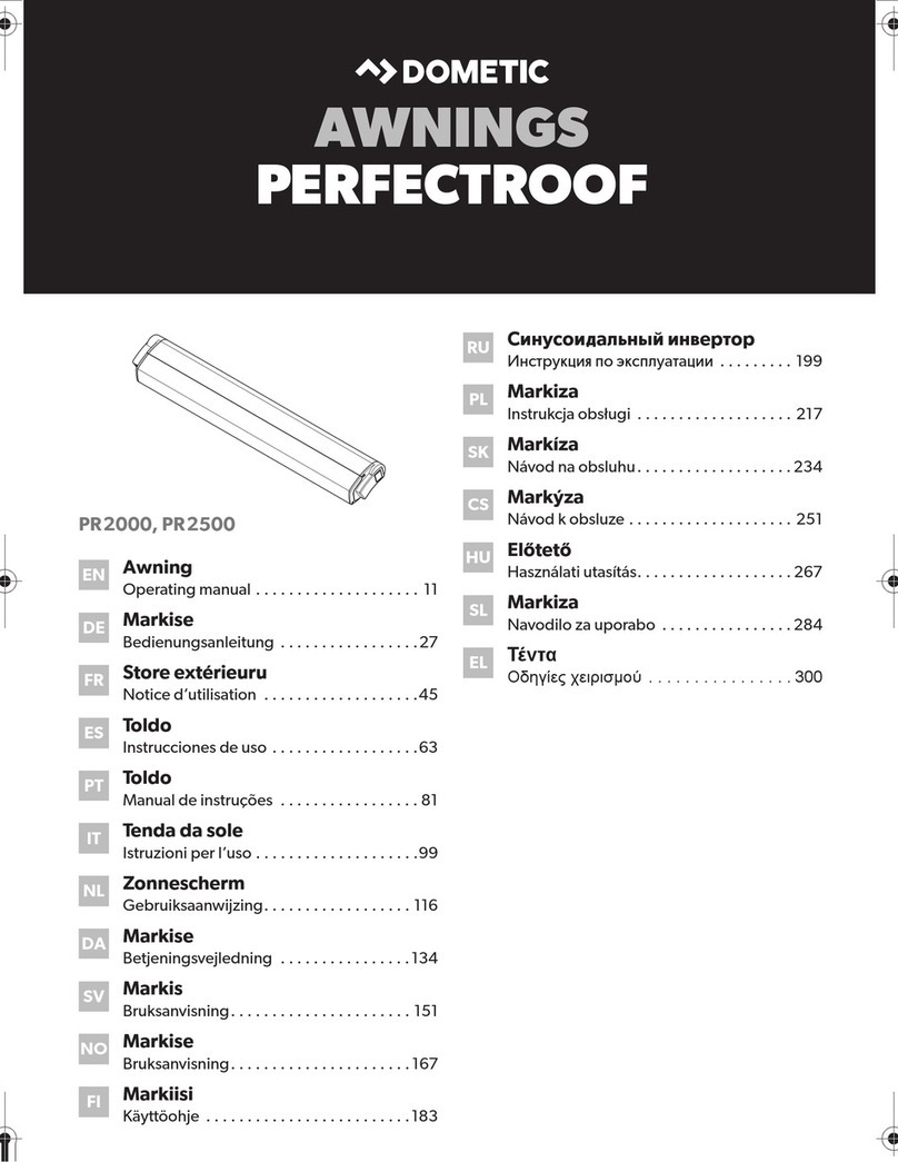 Dometic PERFECTROOF PR2000 User manual