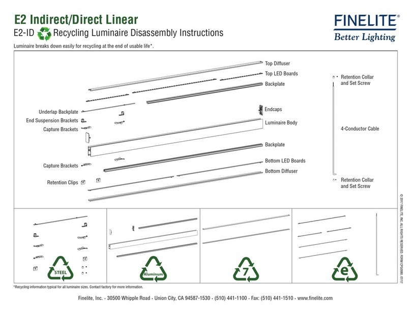 Finelite E2-ID Installation instructions