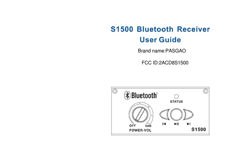 PASGAO S1500 user guide
