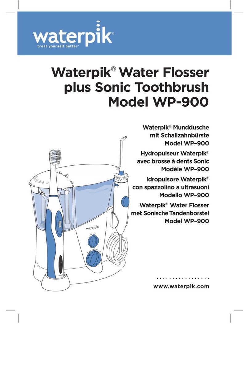 Waterpik Waterflosser WP-900 manual